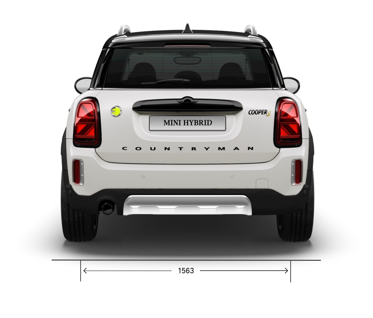 MINI Cooper SE Countryman All4 – otpozadi – dimenzije